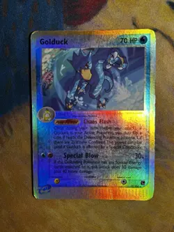 Golduck 17/100 Reverse Holo Rare EX Sandstorm E Series 2003 Pokemon Card - Image 2