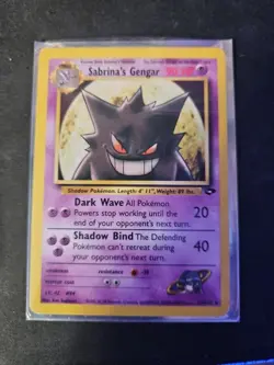Pokemon Gengar Gym Challenge Sabrina's Regular Card 29/132 - Image 1