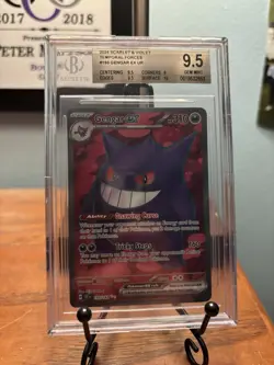 Pokemon TCG Gengar EX Temporal Forces Ultra Rare Card 104/162 BGS 9.5 - Image 1
