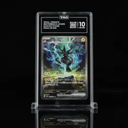 TAG 10 GEM MINT Pokemon Zekrom EX SAR 169/086 SV11B Black Bolt Card Japanese - Image 1