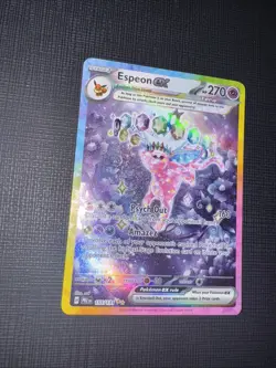 Espeon EX 155/131 Prismatic Evolutions Holo Card English, Near Mint Condition - Image 2