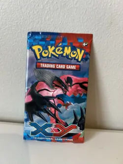 2014 POKEMON XY Base FOIL PACK Yveltal 10 Card New Sealed - Image 1