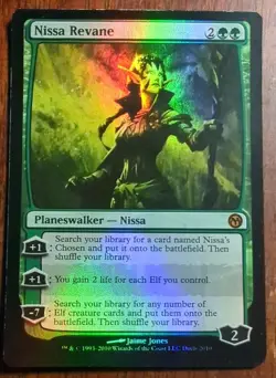 Magic the Gathering - Nissa Revane 2010 Foil - Image 1