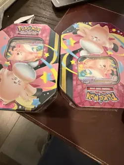 Pokemon Mega Moonlit Tin Mega Clefable x2 EACH - Image 1