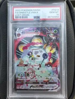Pokemon TCG Orbeetle VMAX TG13/TG30 Lost Origin Trainer Gallery PSA 10 - Image 1