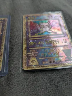 Set of 2 Pokemon TCG Ancient Mew Promo Holo ENG 2000 Slight Crease - Image 3