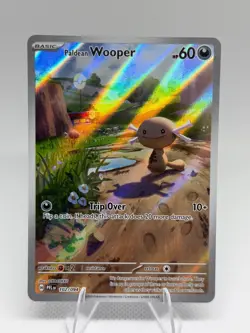 Paldean Wooper Phantasmal Flames 102/094 Pokemon Full Art Illustration Rare NM - Image 1