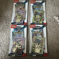 Pokemon Scarlet & Violet: Paradox Rift 4 Blister Packs (Pineco and Sinistea) - Image 1
