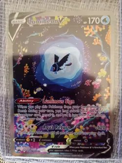 Pokemon TCG Lumineon V Crown Zenith: Galarian Gallery GG39/GG70 Holo Ultra Rare - Image 1