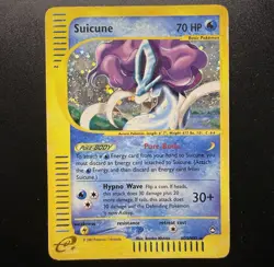 Suicune H25/H32 Aquapolis e-reader Holo Rare Legendary Pokemon TCG Heavy Played - Image 2