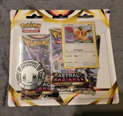 UNOPENED-Pokemon TCG -Astral Radiance Eevee 3 Pack Blister - Image 1