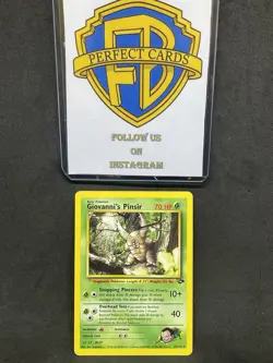POKEMON GYM CHALLENGE GIOVANNI’S PINSIR NONHOLO 24/132 LP - Image 1