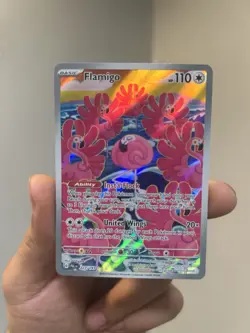 Flamigo 227 Paldea Evolved Full Art Illustration Rare NM Pokemon TCG - Image 1