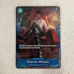 Dracule Mihawk (Parallel) OP01-070 SR Romance Dawn One Piece Full Art NM Rare - Image 2