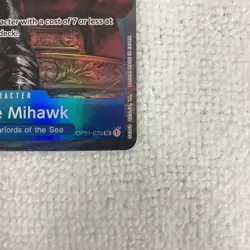Dracule Mihawk (Parallel) OP01-070 SR Romance Dawn One Piece Full Art NM Rare - Image 5