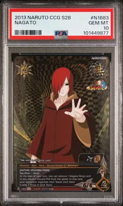 Nagato PSA 10 Gem-Mint Naruto Super Rare - Image 1