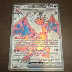 Pokemon TCG Charizard ex SVP 056 Promo Full Art Holo English 330 HP - Image 1