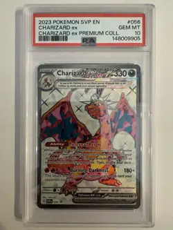 Pokemon TCG Charizard EX Scarlet & Violet Promo SVP 056 Full Art PSA 10 - Image 1