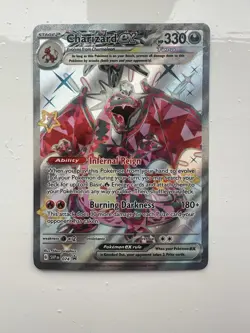 Pokemon TCG Charizard EX SVP 056 Scarlet Violet Black Star Promo Card - Image 1