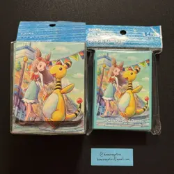 Pokemon Center Japan Jasmine & Ampharos Card Sleeves + Deck Box ~ US SELLER - Image 1
