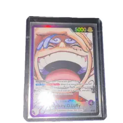 Bandai One Piece Card Game Monkey D. Luffy OP09-061 Leader Alt Art Foil EN - Image 4