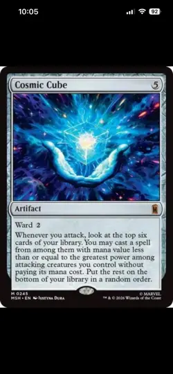 ~ Cosmic Cube ~ NM ~ Marvel Super Heroes ~ MTG ~ - Image 1