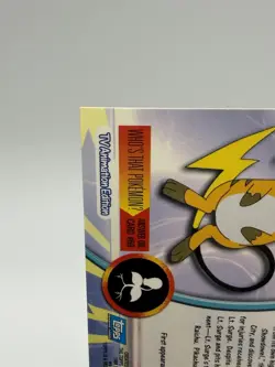 Topps Chrome 2000 Holo Pokemon Raichu #26 Pokemon Card - Image 3