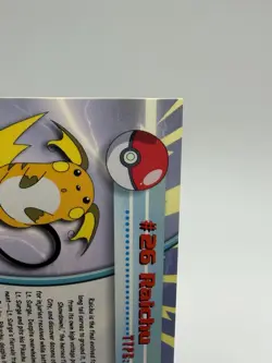 Topps Chrome 2000 Holo Pokemon Raichu #26 Pokemon Card - Image 4