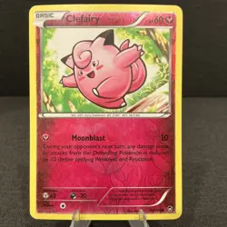 Clefairy 70/111 Reverse Holo XY Furious Fists 2014 Pokemon TCG Card - Image 1