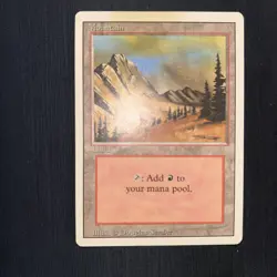 Magic The Gathering - 4x Mountain - Revised - Image 2