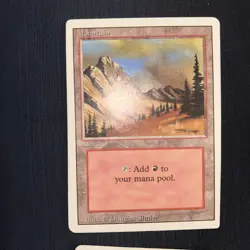 Magic The Gathering - 4x Mountain - Revised - Image 3