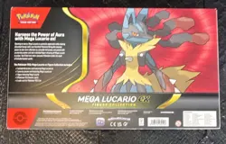 Pokemon TCG Mega Lucario EX Figure Collection Box 6 Cards English 2016 XY84 - Image 5