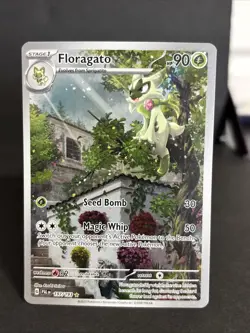 Pokemon TCG Floragato Scarlet & Violet Paldea Evolved Holo Card 197/193 Full Art - Image 1