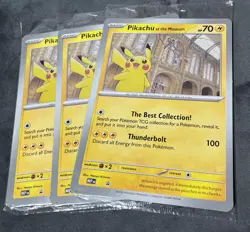 Pokemon Pikachu at the Museum Sealed Jumbo Promo Card - Image 4