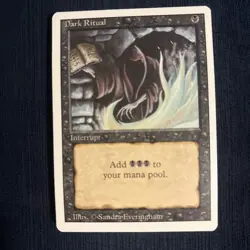 Magic The Gathering - Dark Ritual - Revised - Image 1