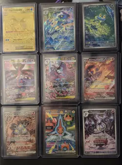 Pokemon TCG CARD LOT - Includes HYPER RARE SIRs IRs A GX and A Slab NM - Image 1