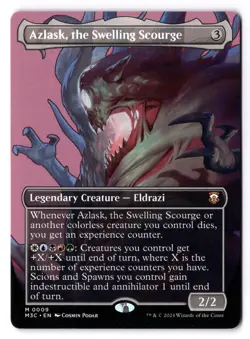 Azlask, The Swelling Scourge NM* BORDERLESS Modern Horizons 3 0009 -UnltdCards - Image 1