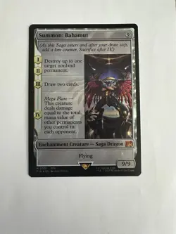 BRAND NEW Summon: Bahamut | FOIL | Final Fantasy Magic: The Gathering - Image 1