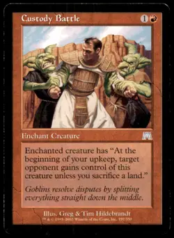Custody Battle LP Light Play Onslaught MTG [10624] - Image 1