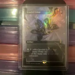 Jeweled Lotus Borderless Foil -Mythic- Commander Masters MTG Magic the Gathering - Image 2