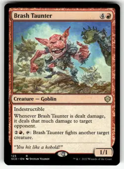 BRASH TAUNTER #125 MTG STARTER COMMANDER DECKS RARE - Image 1
