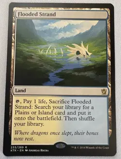 Flooded Strand Khans of Tarkir LP, Magic: The Gathering - Image 1