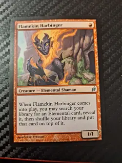 Magic: The Gathering Flamekin Harbinger Lorwyn Uncommon Red 107/301 - Image 1