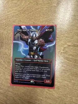 Thor, God of Thunder (Borderless) (0369) Marvel Super Heroes Foil - Image 1