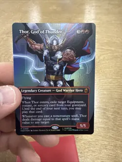 Thor, God of Thunder (Borderless) (0369) Marvel Super Heroes Foil - Image 3