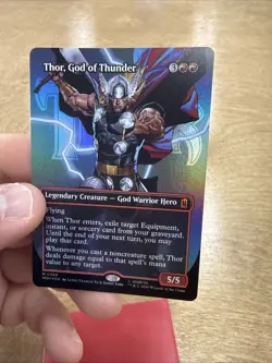 Thor, God of Thunder (Borderless) (0369) Marvel Super Heroes Foil - Image 4