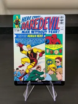 Daredevil, Man Without Fear - Borderless Foil #398 - Marvel Super Heroes MSH - Image 1