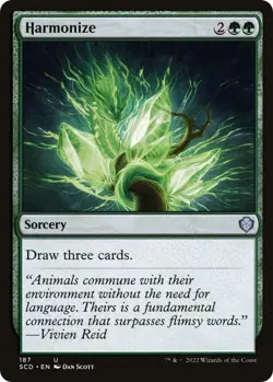 Harmonize 0187 MTG Starter Commander Decks Uncommon NP - Image 1