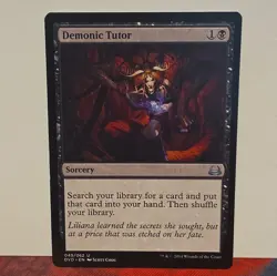Magic: The Gathering Demonic Tutor Sorcery Uncommon Duel Decks 049/062 Black - Image 1