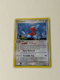 Porygon2 12/115 Holo Rare Vintage Pokemon Card LP Excellent Condition - Image 1